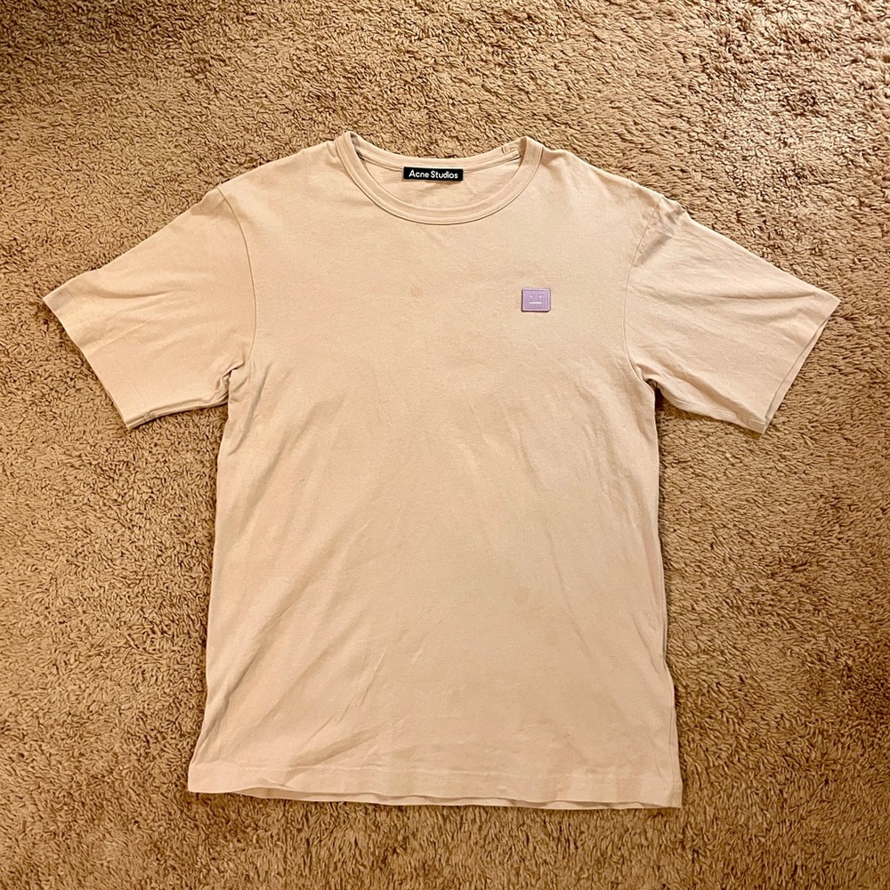 Acne Studios XXS (US Women’s 6) Tee T Shirt– Pink / Dusty Pink